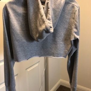 Cropped hoodie
